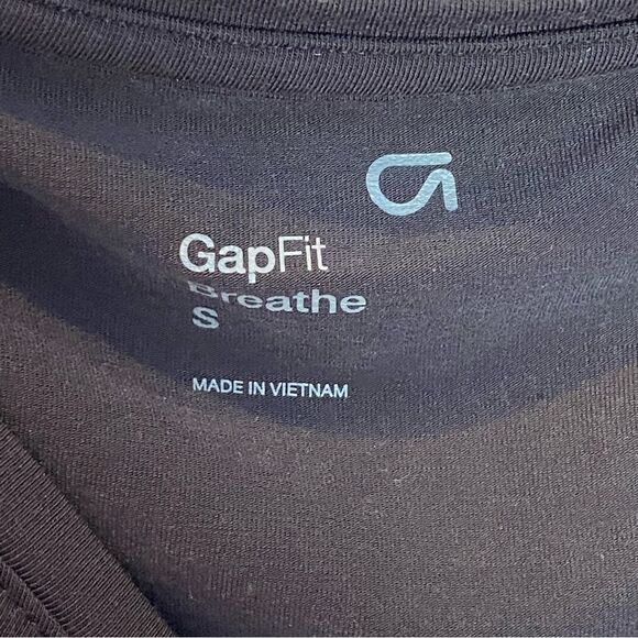 Gap Fit Black Crewneck Short Sleeve Small - Picture 3 of 5